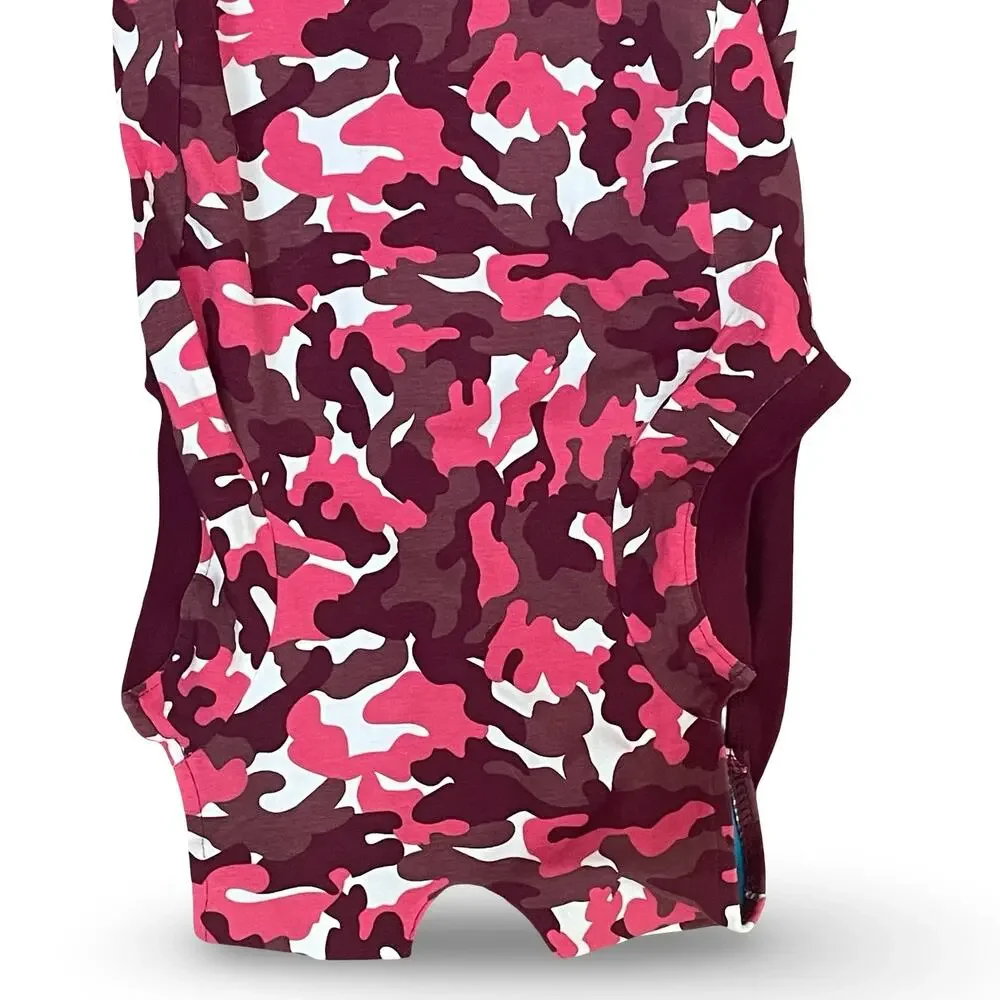 Suitical Dog Recovery Suit 2XL Wound Protection Cone Alternative Blue Camo Vest